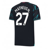 Fotbalové Dres Manchester City Matheus Nunes #27 Alternativní 2023-24 Krátký Rukáv